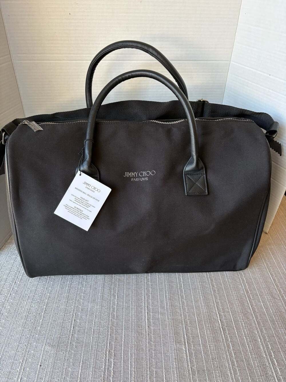 Jimmy Choo Parfums Weekend Bag Black Duffle